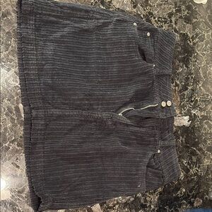 Urban outfitters Black Corduroy Mini Skirt